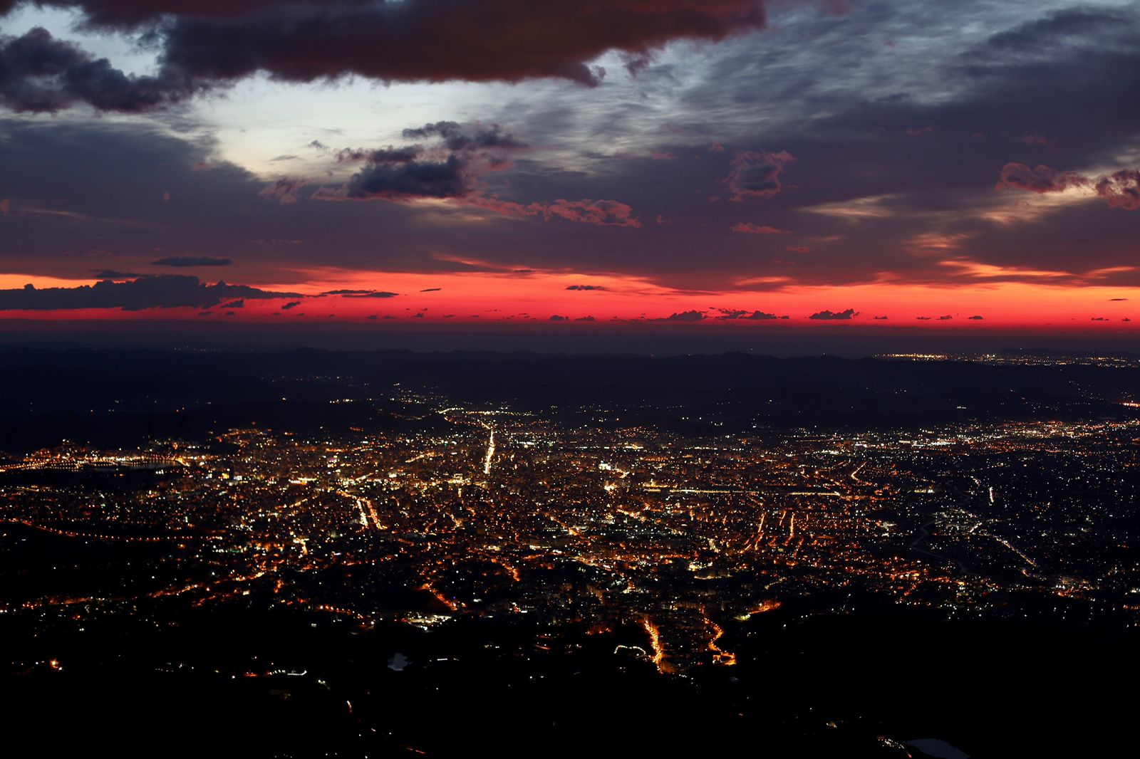 Tirana by night!
