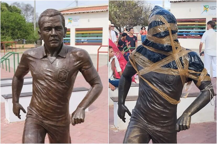 U dënua për abuzim seksual, Bahia heq statujën e Dani Alves-it!