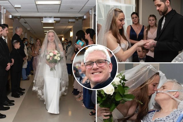 Vajza martohet në spital në mënyrë që babai ta shohë para se të vdiste!/VIDEO!