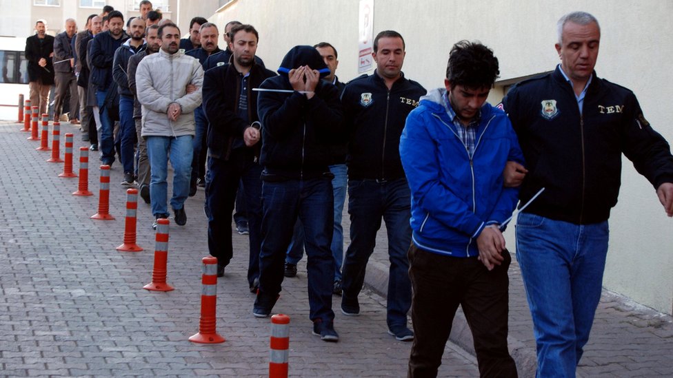 Dyshohet se kishin lidhje me organizatën “FETO”, arrestohen 544 persona në Turqi!